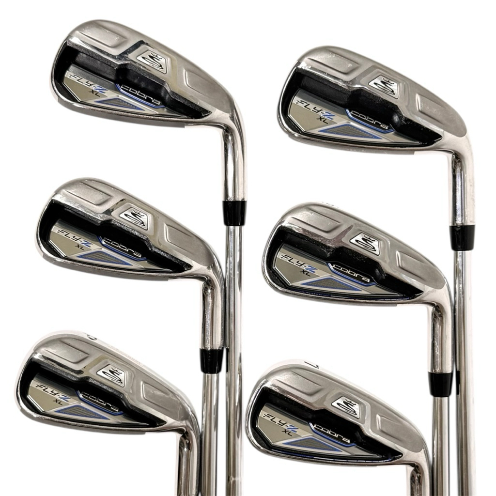 Stick Golf Iron Set Golf King Cobra Fly XL Shaft Steel Flek Stiff Second Original