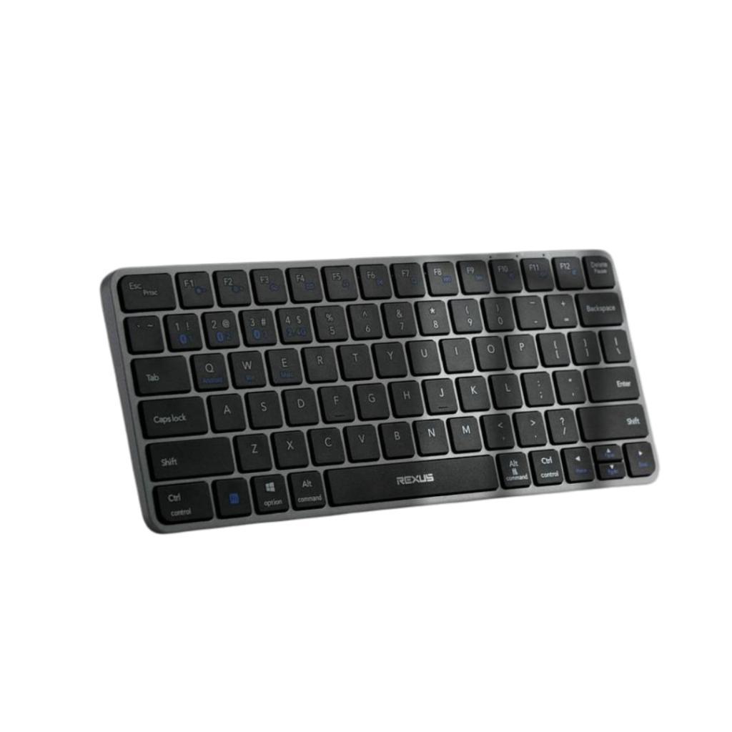 Rexus KL150 KL-150 Wireless Office Keyboard Low Profile Ultra Slim Design KL 150 Black