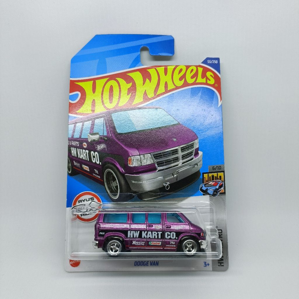 Hot Wheels Dodge Van Super Treasure Hunt STH Original Mattel Free Protektor