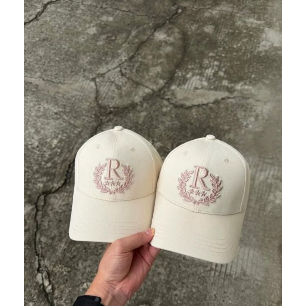[ORIGINAL] RUCAS Crown Cream Pink Cap || RUCAS Crown Shoft Pink Cap || RUCAS CROWN Marble Beige Cap 