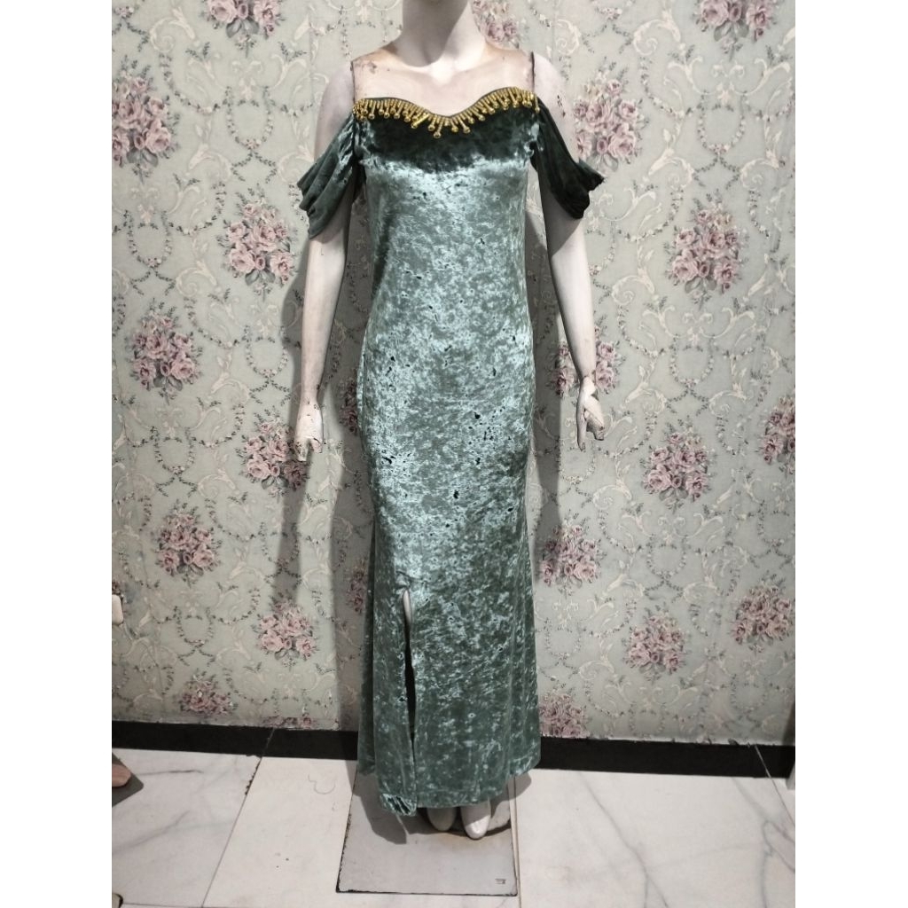 new gaun bludru ,gaun penyanyi,gaun singer adm 23%