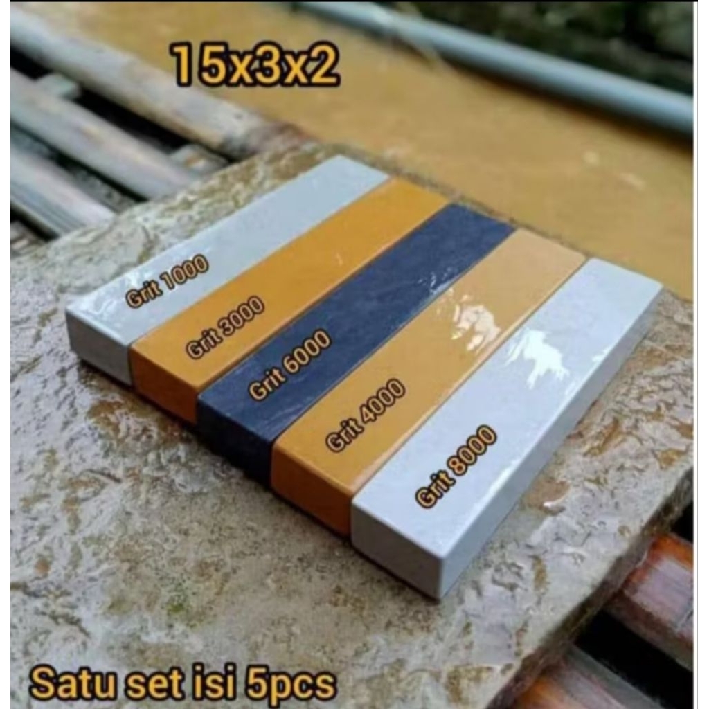 batu asah taji ayam satu paket isi 5pcs