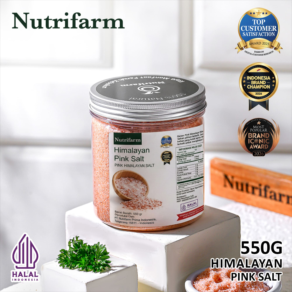 Nutrifarm Himalayan Salt 550g