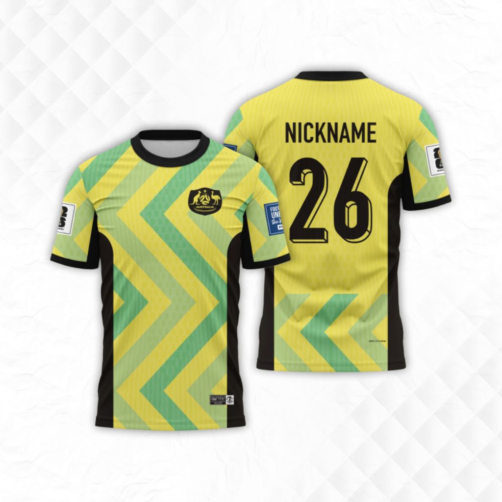 KAOS JERSEY TIMNAS AUSTRALIA 2026/BAJU KAOS PIALA DUNIA TIMNAS AUSTRALIA MURAH/KAOS JERSEY TIM NASIO