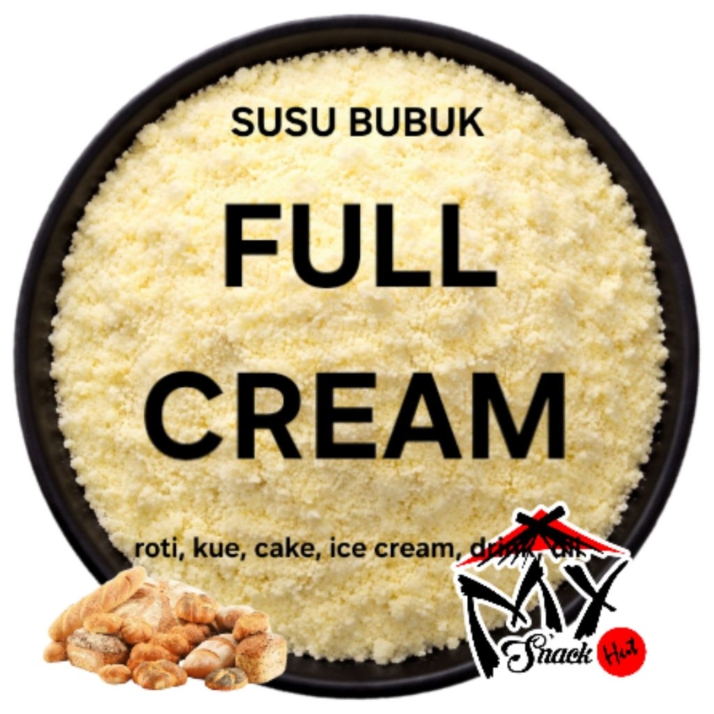 SUSU BUBUK FULL CREAM 1KG NZMP WHOLE MILK ES KRIM MINUMAN SMOOTHIES YOGURT BAKERY KUE KERING HALAL