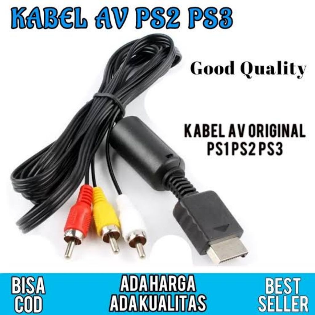 KABEL RCA PS2 ORIGINAL SONY