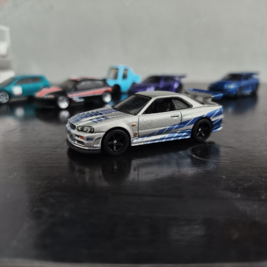Hotwheels Nissan Skyline R34 Fast and Furious Loose