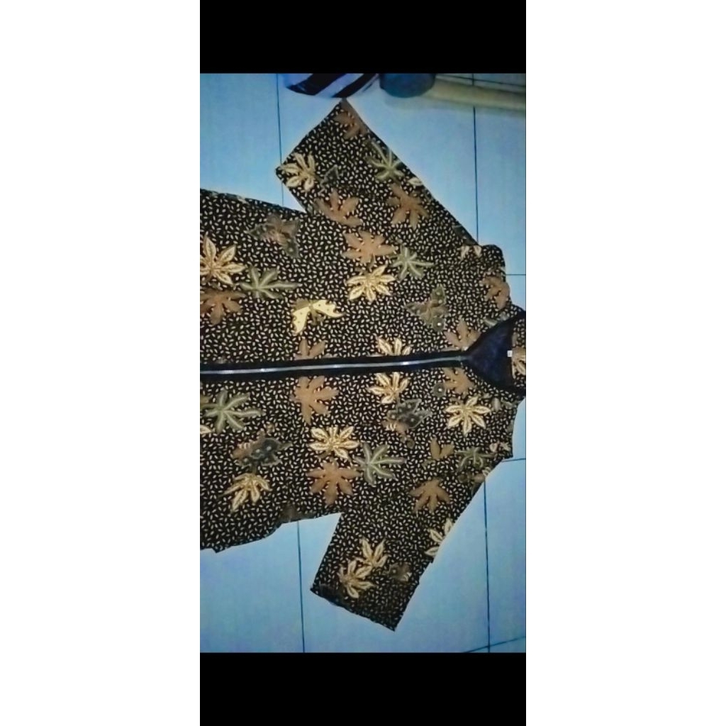 gamis batik jumbo preloved