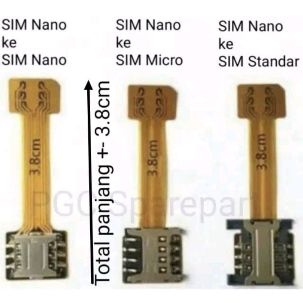 PALING MURAH Aktivator sim nano Hybrid Dual Sim Slot Nano ke SIM Nano