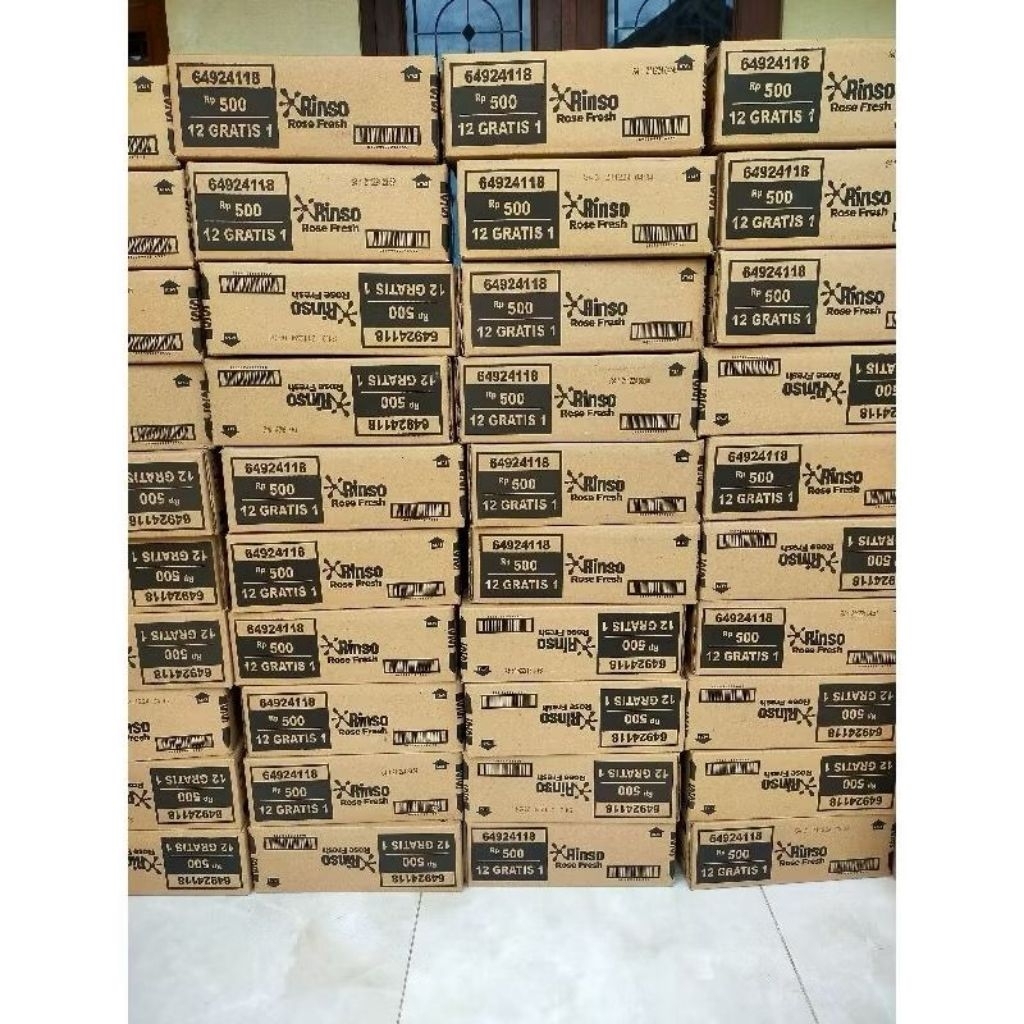 GROSIR 3 DUS RINSO CAIR SACHET RINSO ANTI NODA