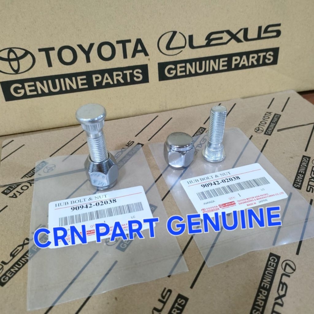 BAUT RODA & MUR RACING TOYOTA AVANZA,VELOZ,XENIA ORIGINAL 1PC MUR 1PC BAUT