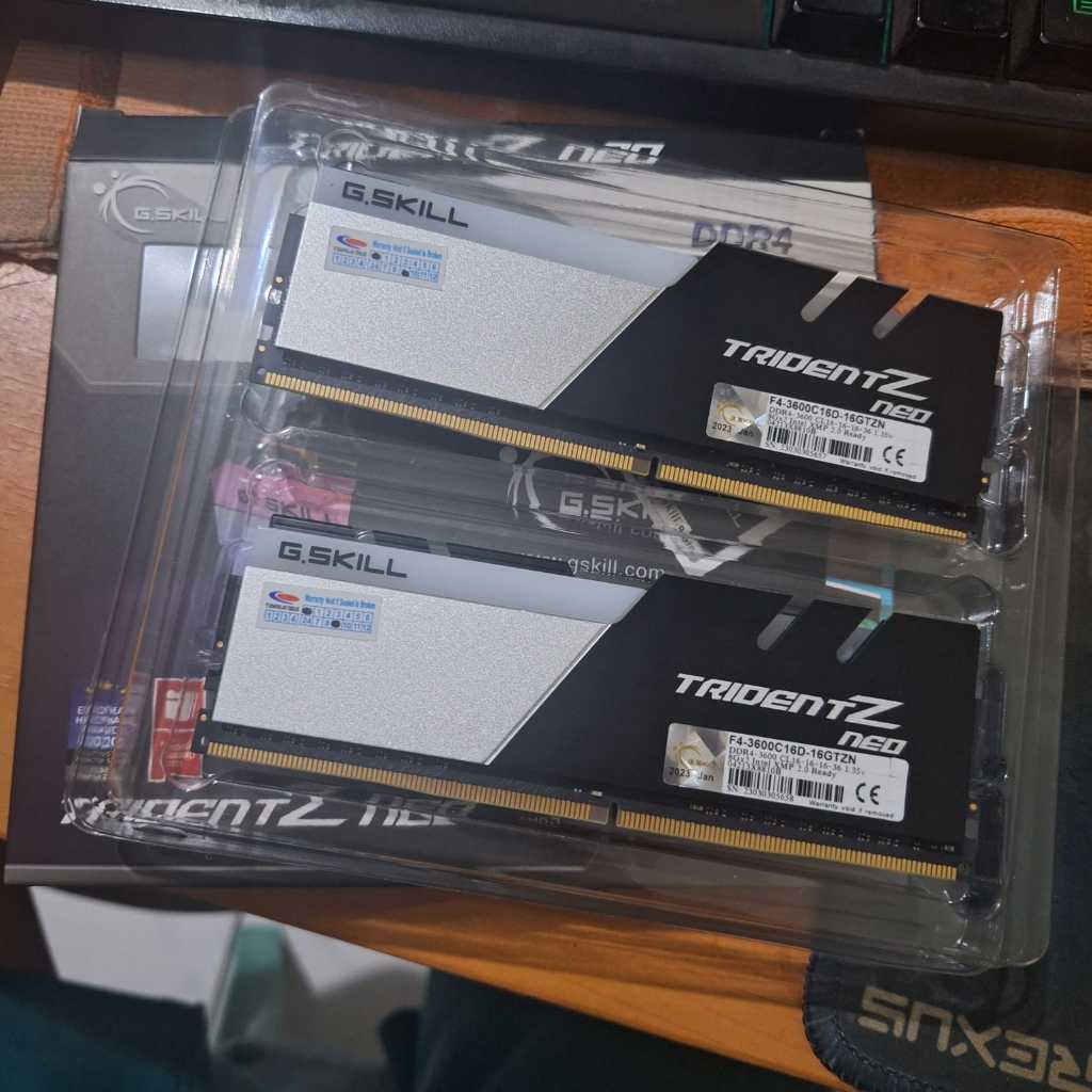 Memory Ram DDR4 G Skill Trident Z Neo 16GB (2x8GB) 3600Mhz CL16 B-Die Fullset