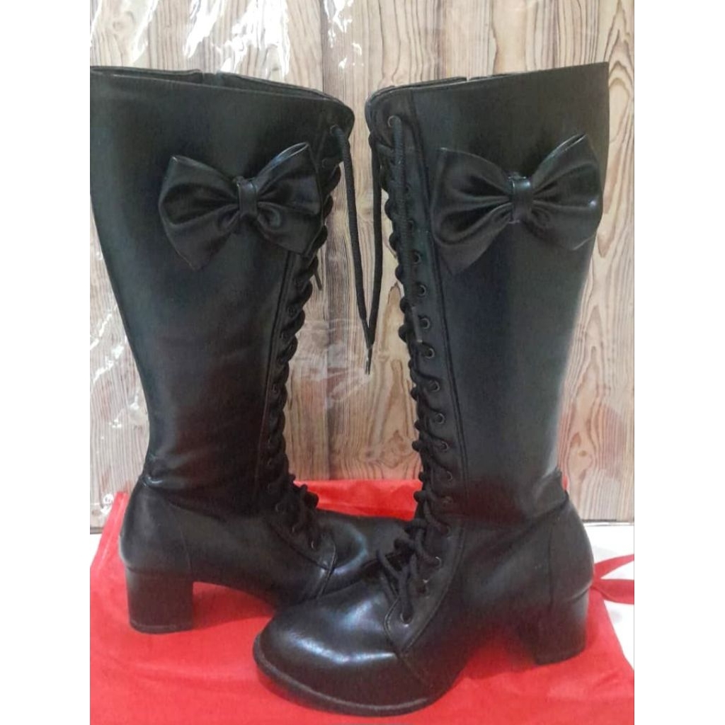 HEELS MODELING BOOTS FASHION SHOW ANAK