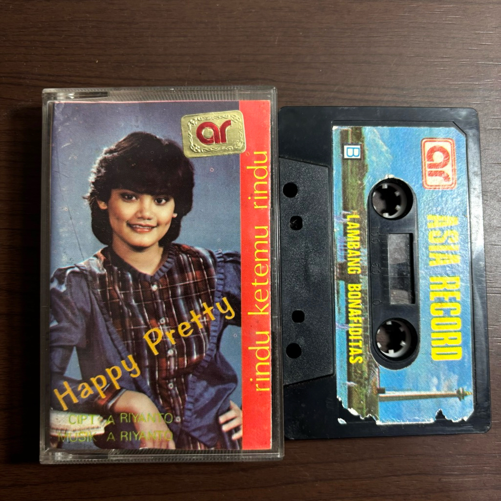 Kaset Pita Happy Pretty Rindu Ketemu Rindu / Pop Indonesia / Rare