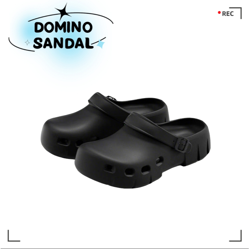 Sandal Pria Keren Sandal Boston Wanita Sandal Karet Unisex Jumbo Besar Kekinian 36-44