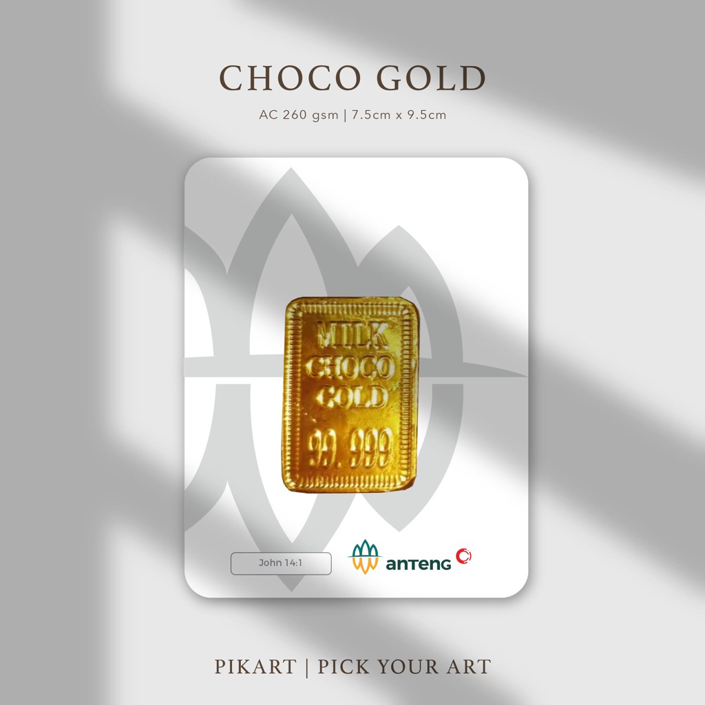 READY STOCK! Choco Gold 99.99/ Cokelat Emas Antam Lebaran/ Paskah / Easter /Valentine/ CNY/ Christma