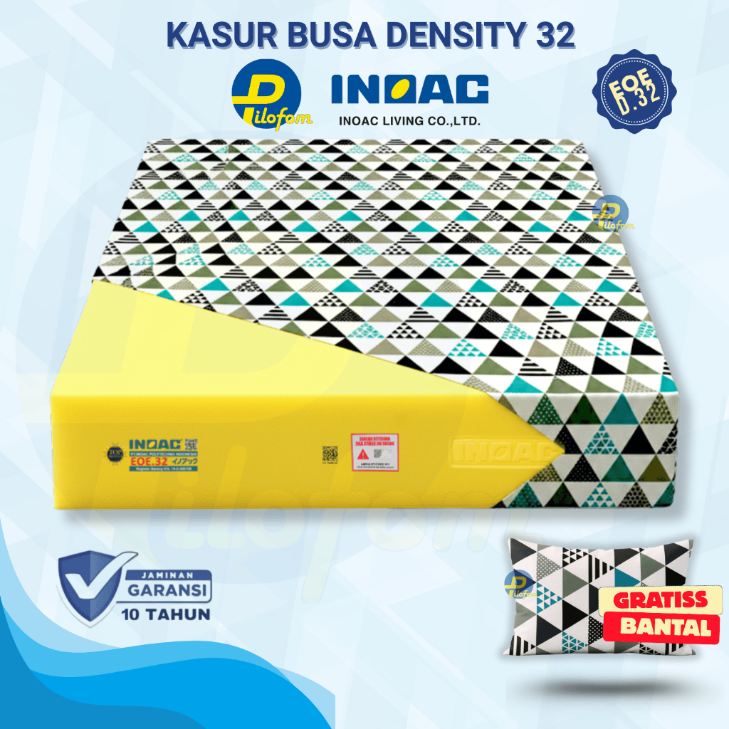 Kasur Busa INOAC SUPER EOE D32 Pilofom Matras Tebal 30 CM Garansi 15 tahun Original