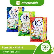 [SDW] pekanbaru/KIS Permen Mint 125gr Menyegarkan Mulut Ekstrak Mint Rasa Buah Sachetan