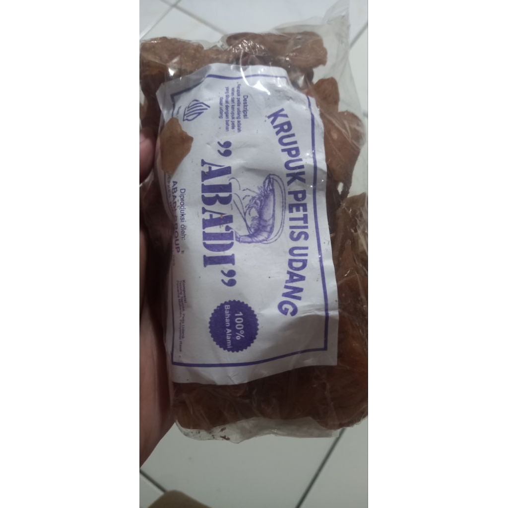 kerupuk petis udang