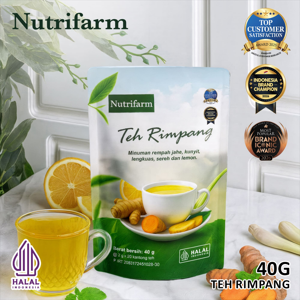 Nutrifarm Teh Rimpang 40G