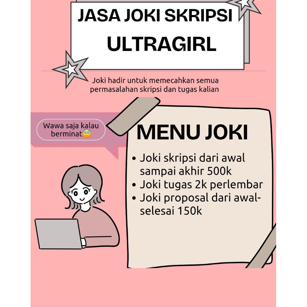 Jasa joki skripsi termurah