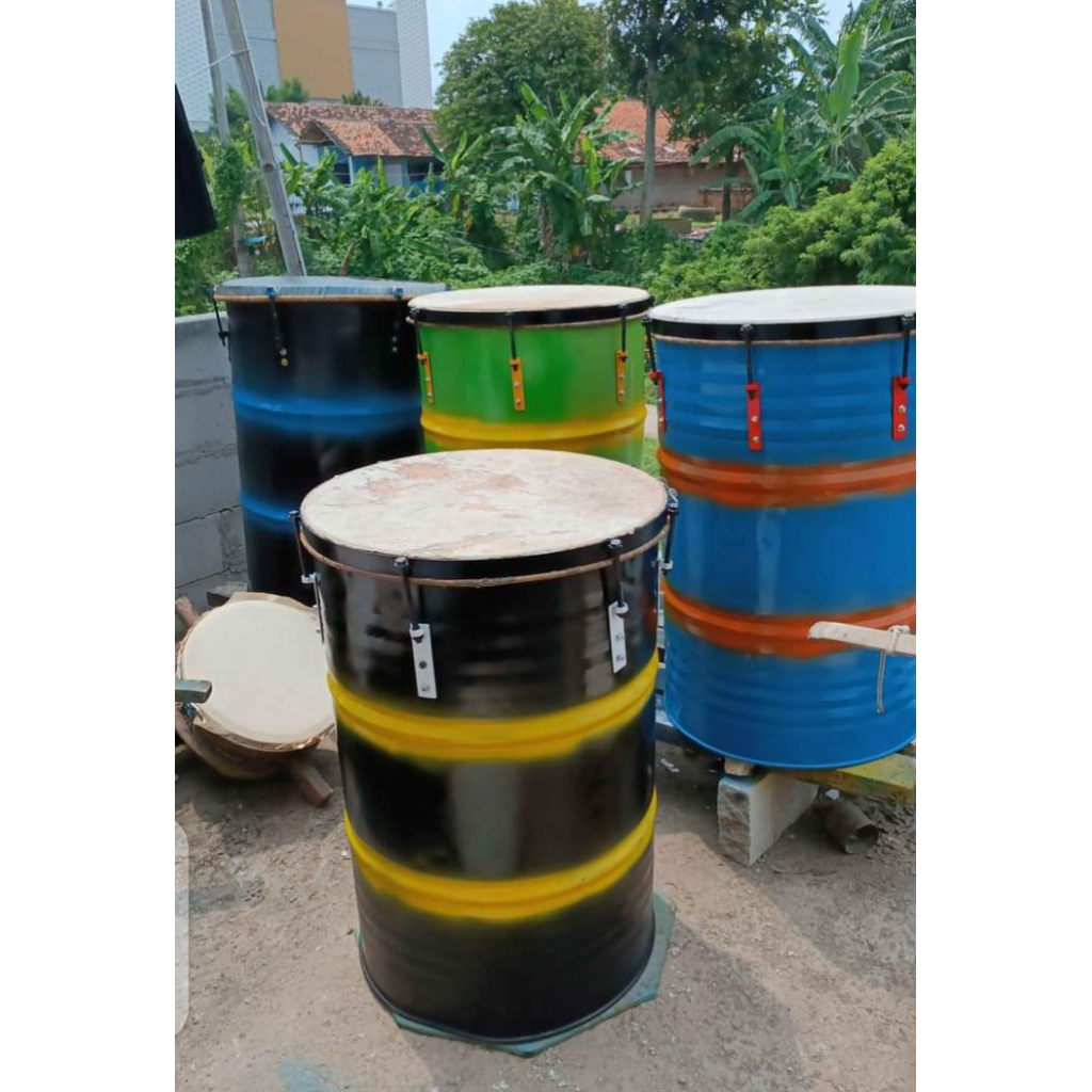 Bedug masjid , bedug mushola Drum kulit kambing ukuran 60cm