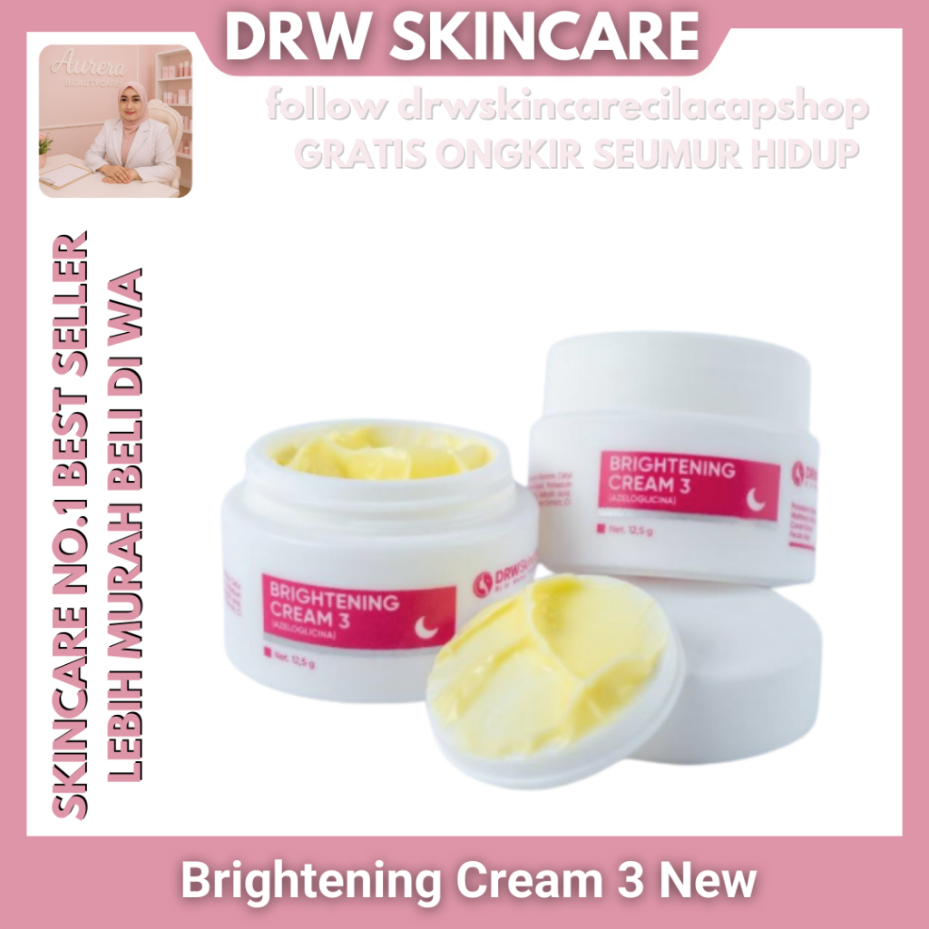 DRW Skincare Brightening Cream 3 New