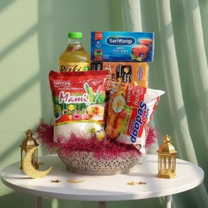 Parcel Lebaran Idul Fitri Ekonomis Isian Sembako