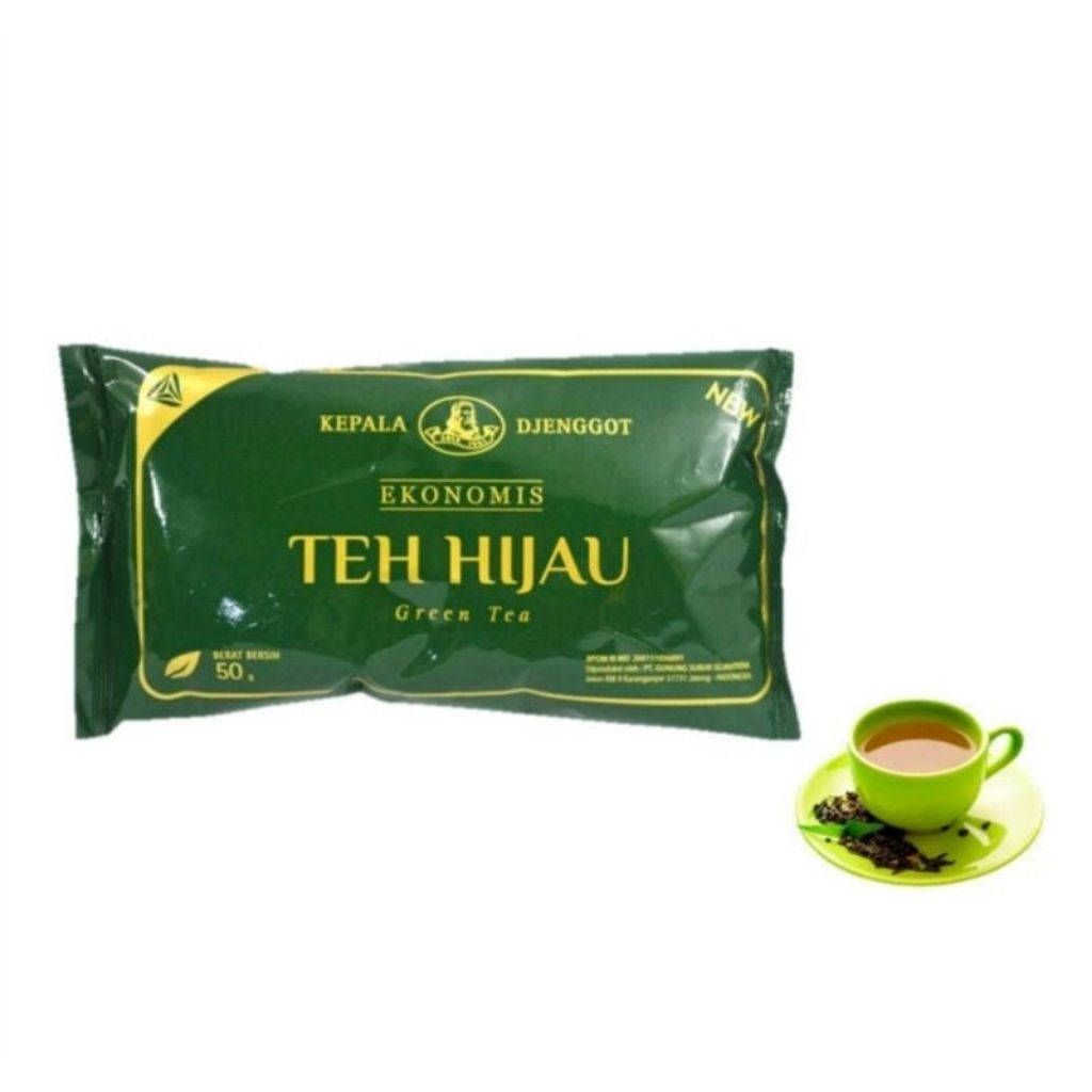 teh hijau kepala jenggot bubuk/daun 50gr