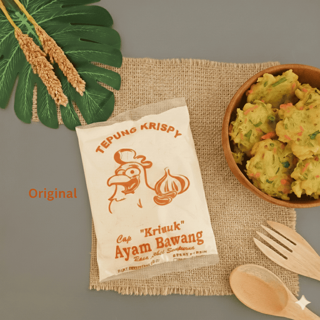 Tepung Bumbu Serbaguna Ayam Crispy/ Tempe Mendoan Kemasan 135 Gram