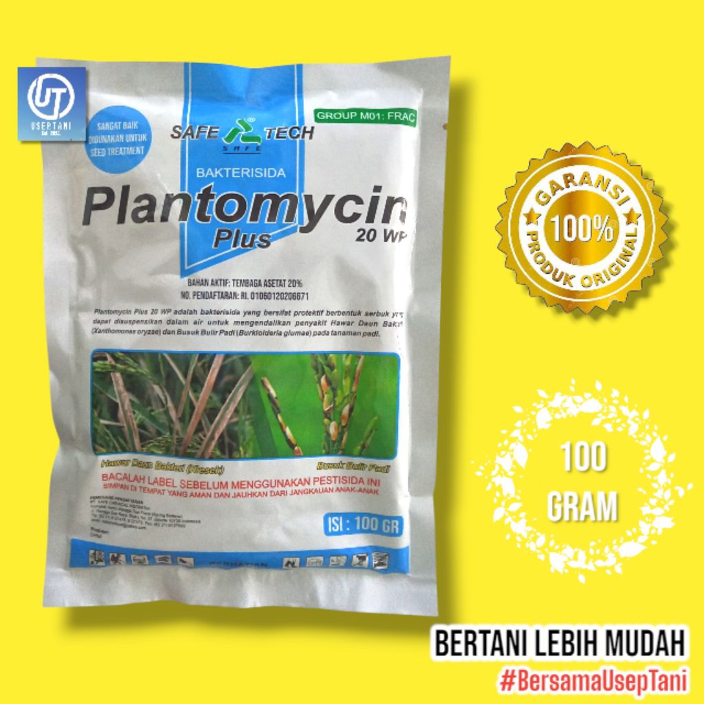 PLANTOMYCIN PLUS 20 WP 100G BAKTERISIDA FUNGISIDA
