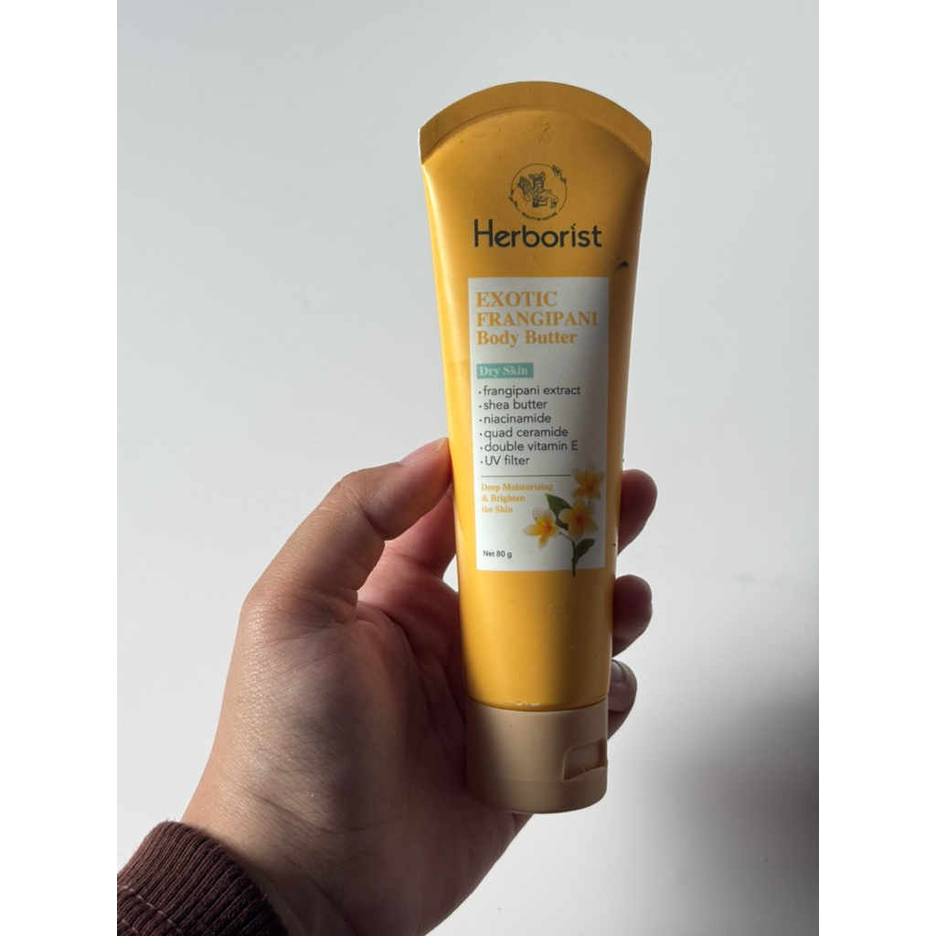 Preloved herborist exotic frangipani body butter