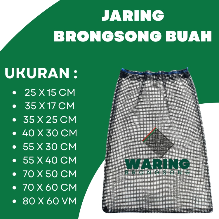 jaring brongsong buah kelengkeng pelindung hama buah