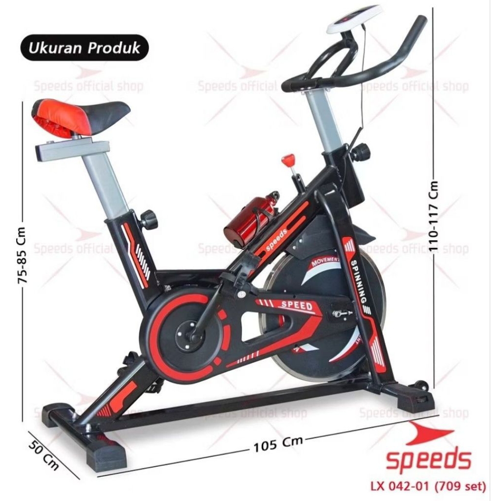 SPEEDS Spinning bike Sepeda Olahraga Fitness Alat Fitness Sepeda Statis Elliptical Sepeda Fitness 04