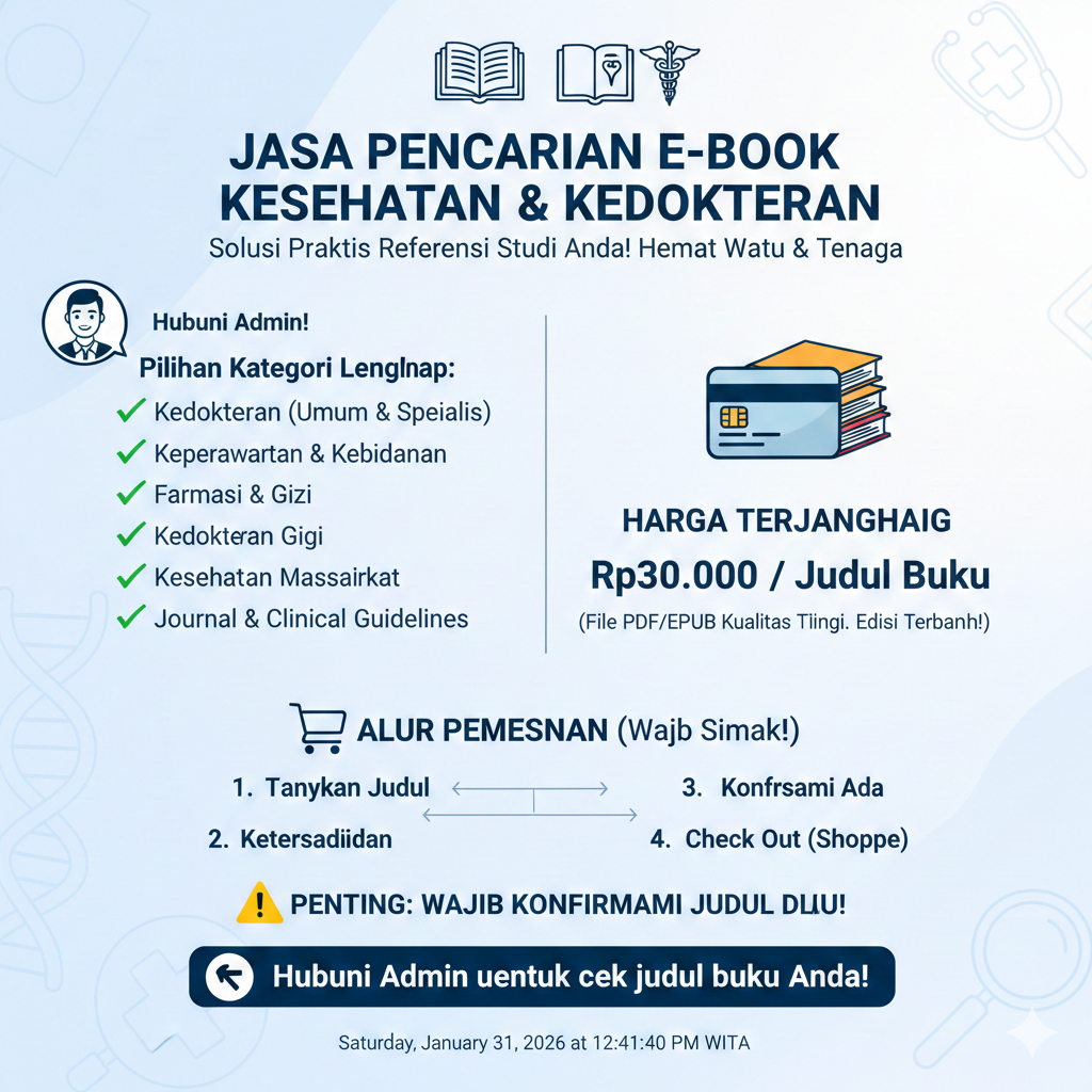 LAYANAN PENCARIAN E-BOOK KESEHATAN & KEDOKTERAN  JASA PENCARIAN EBOOK MURAH EBOOK KEBIDANAN DAN KEPE