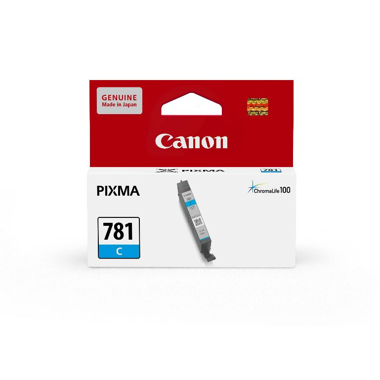 Tinta Original Canon 781 Cyan CLI-781 C - Tinta Canon PIXMA TR8570 TS707 TS9170 - Tinta Cartridge Ka