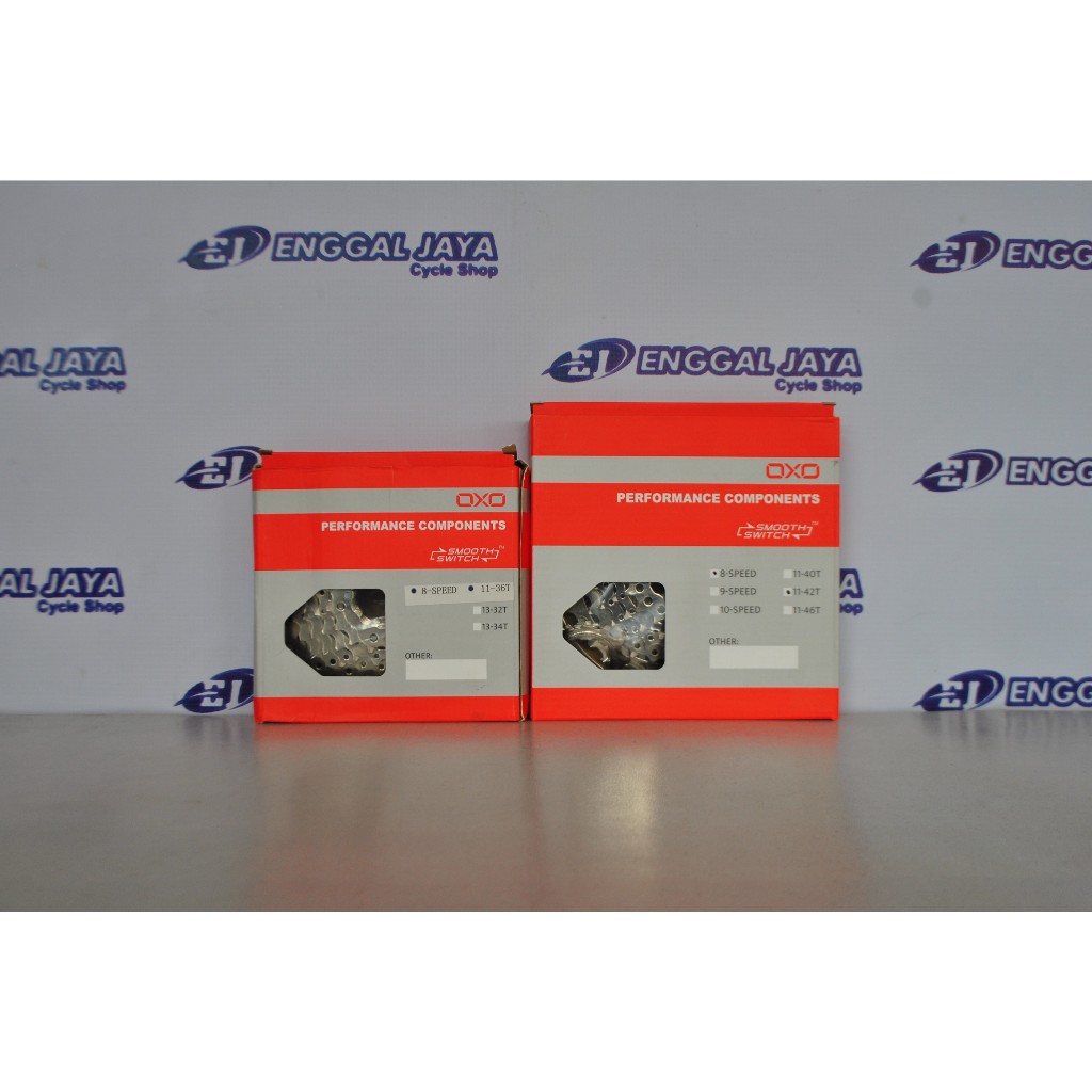 Sprocket OXO 8 Speed 11 36T 42T Chrome By Strummer TAIWAN Ringan Presisi Stabil  - Sproket Gear Slop