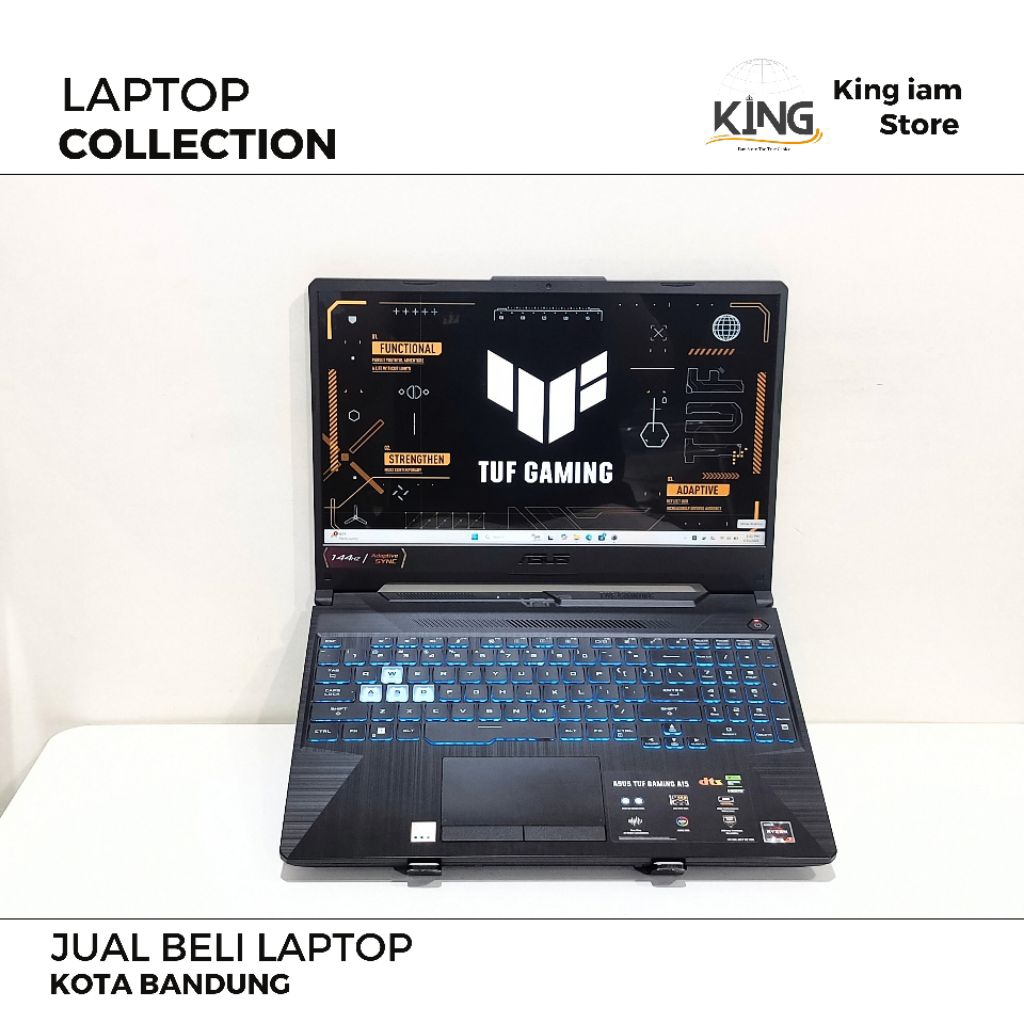 LAPTOP GAMING ASUS TUF A15 FA506NC RYZEN 5 7535HS RAM 16GB SSD 512GB RTX 3050