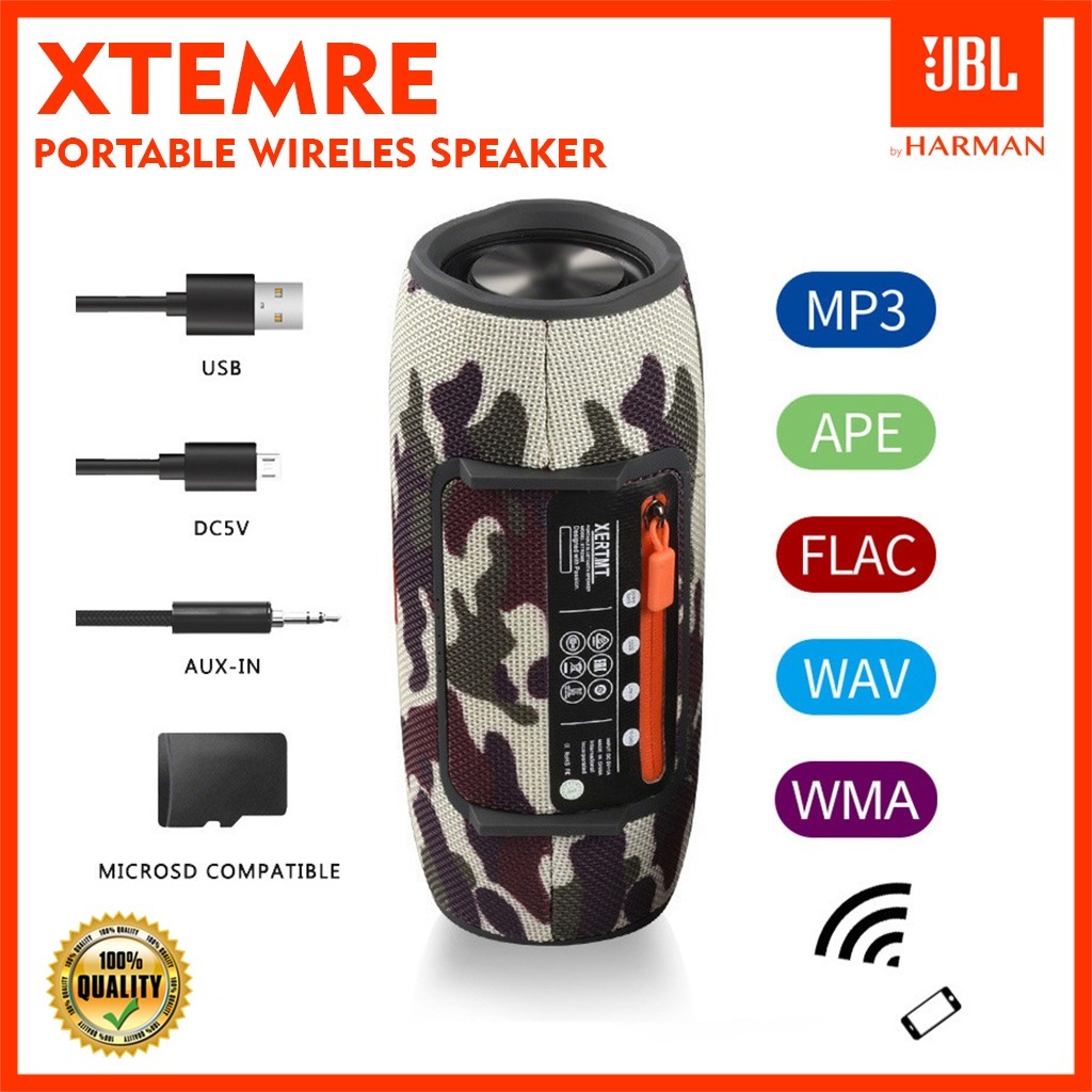 Speaker Bluetooth JBL XTREME Wireless Portable HighPower 20w Super Bass