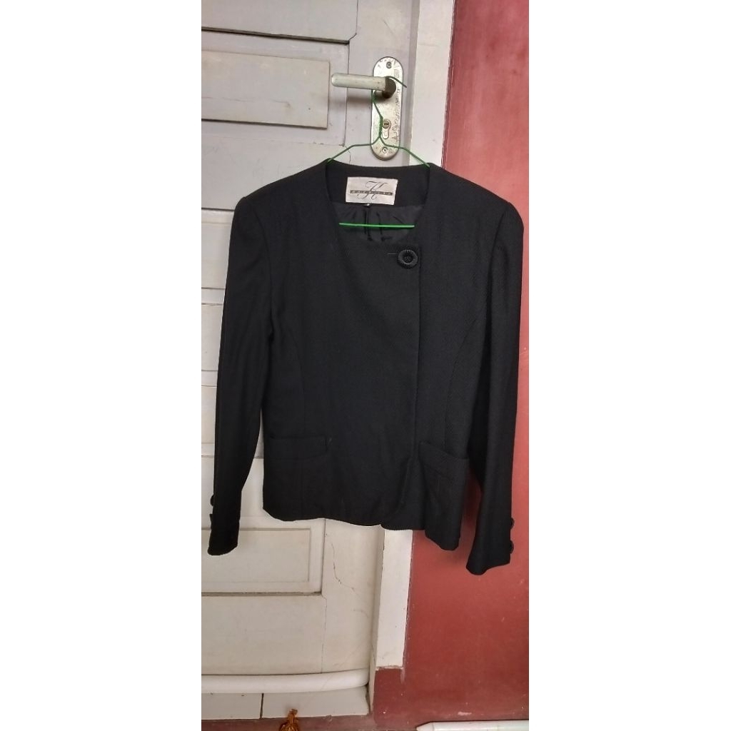 preloved blazer crop