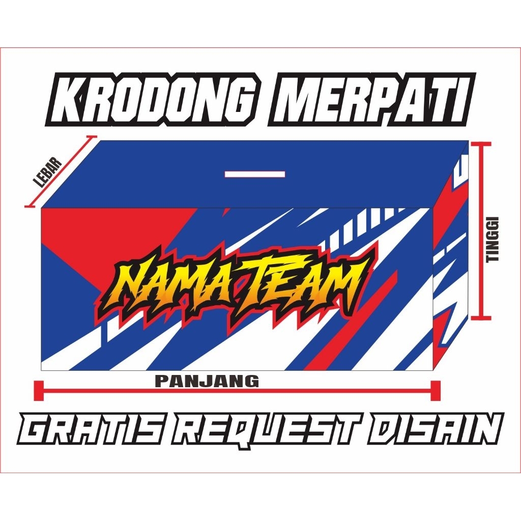 Krodong dongdang merpati custom disain gratis