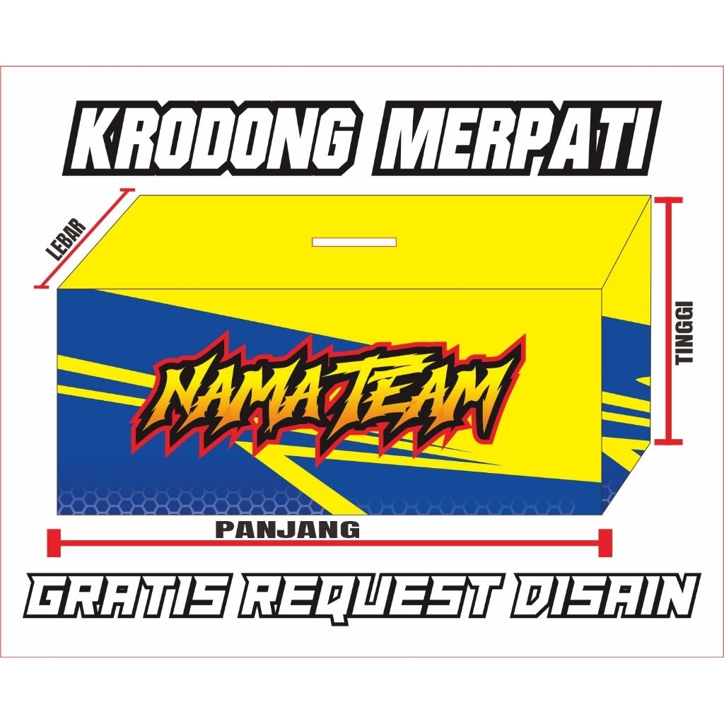 Krodong dongdang merpati custom disain gratis
