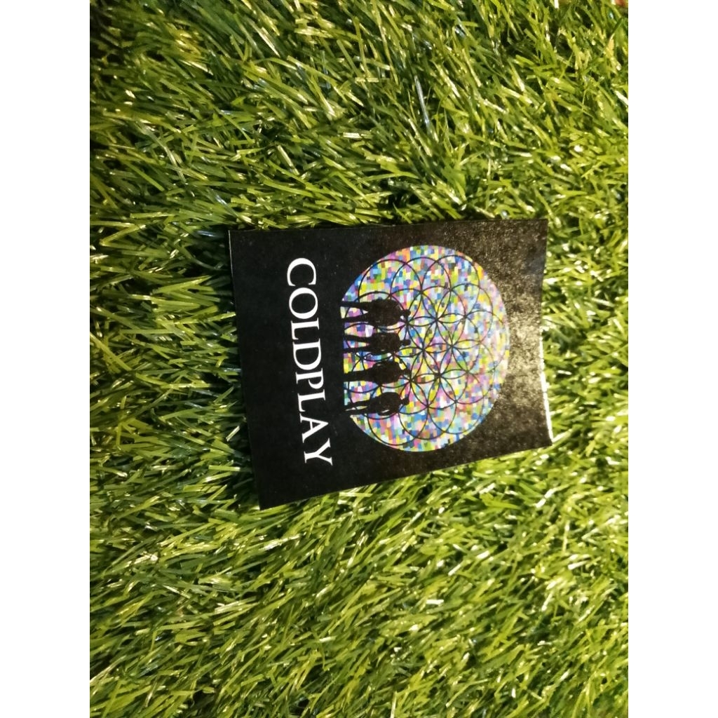 stiker vinyl coldplay