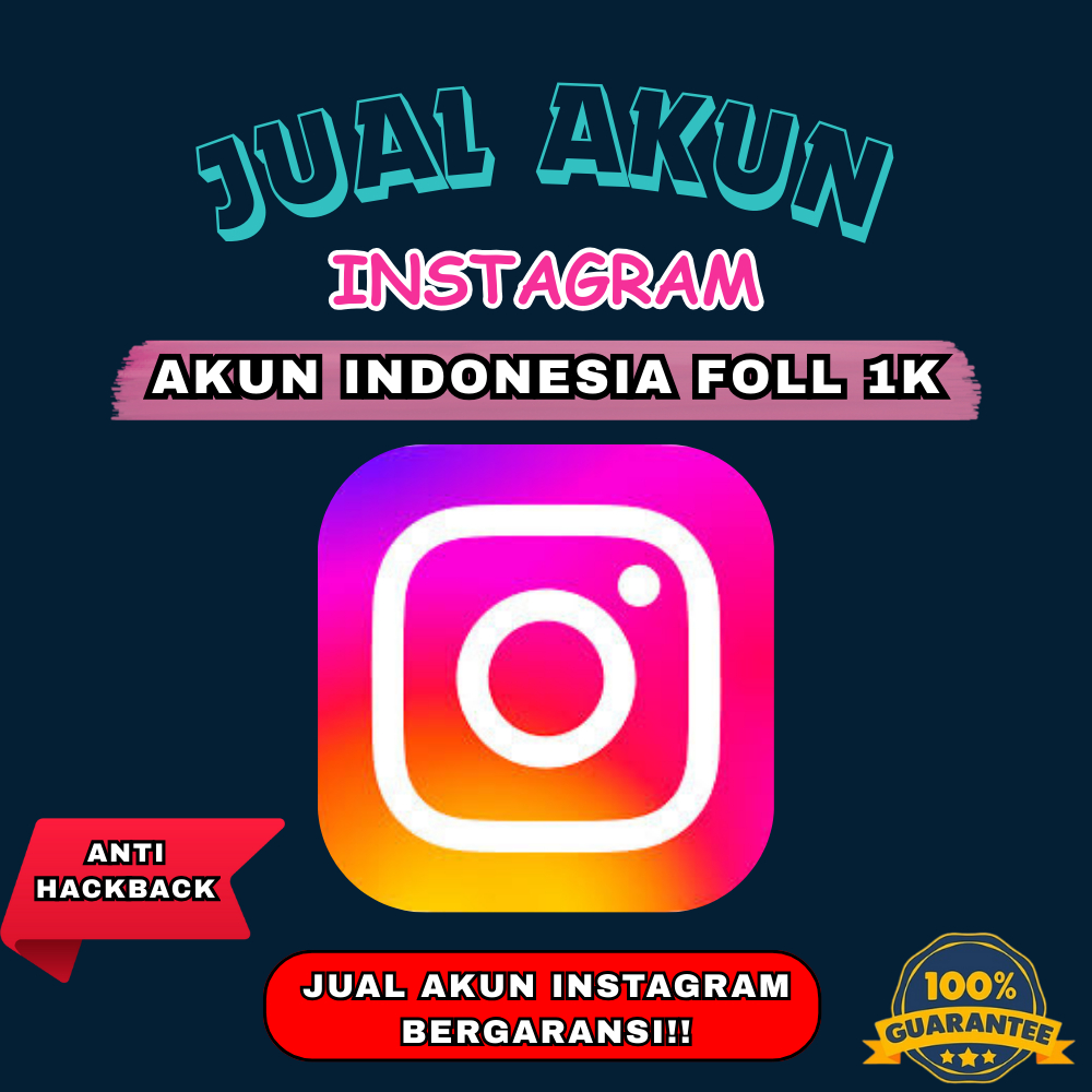 JUAL AKUN INSTAGRAM FOLLOWERS 1K