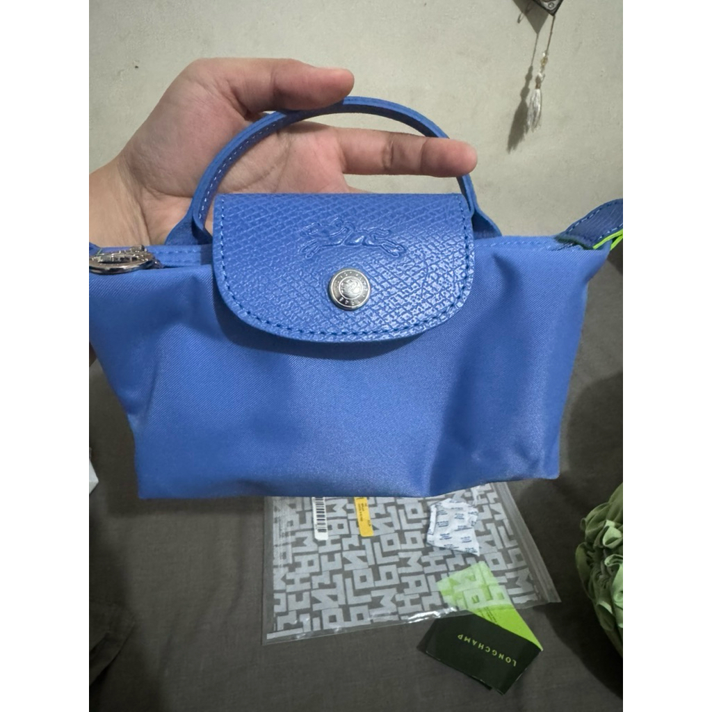 LC Le Pliage Blue Pouch