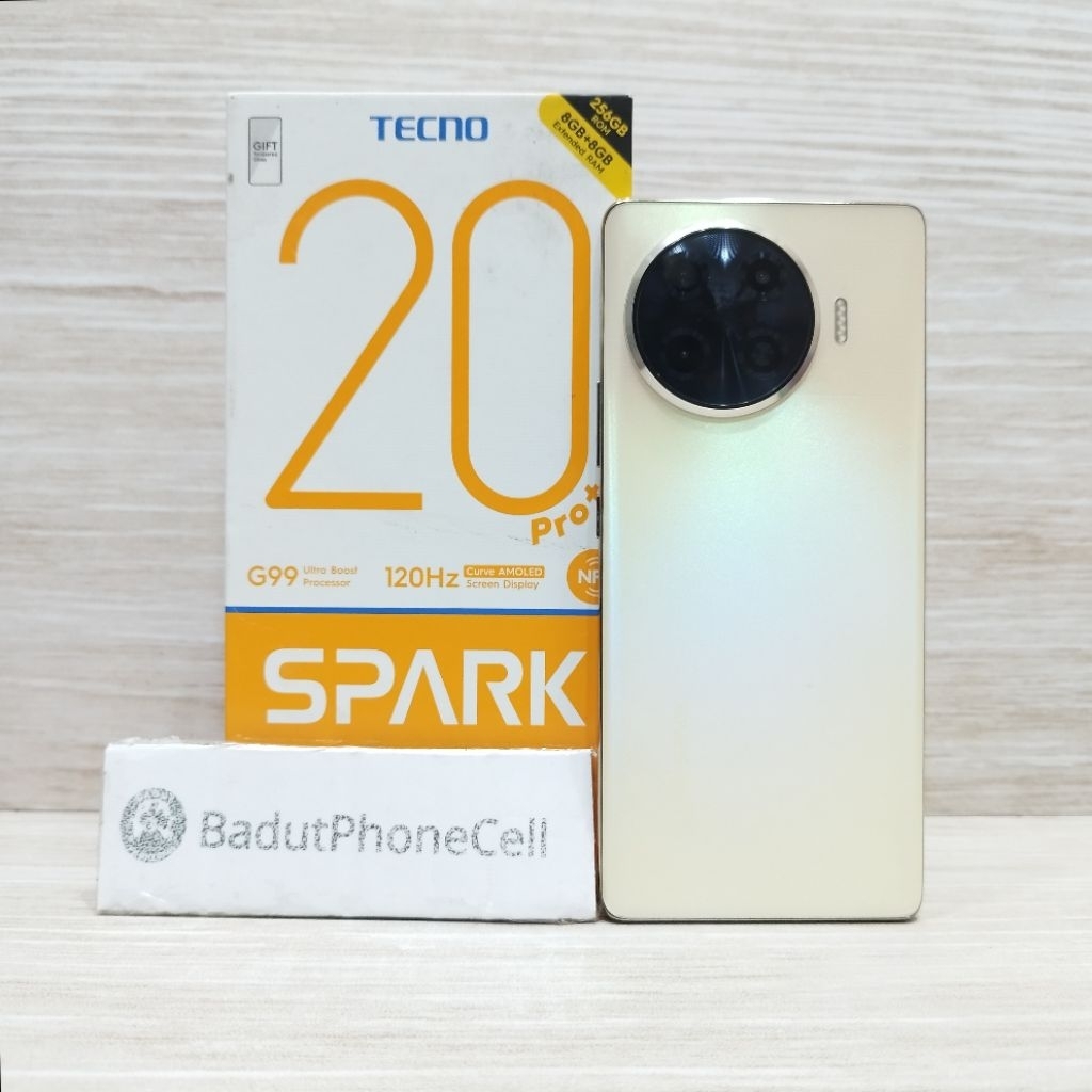 TECNO SPARK 20 PRO PLUS NFC 8/256GB HANDPHONE SECOND BEKAS FULLSET