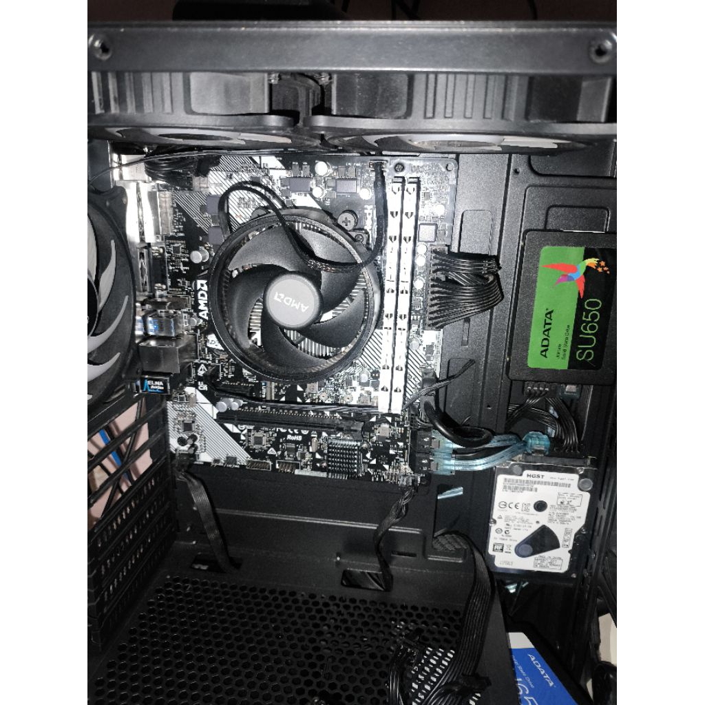 Paketan Motherboard B450M HDV+Ryzen 5 3600+ Ram Ddr4 8x2 3200Mhz