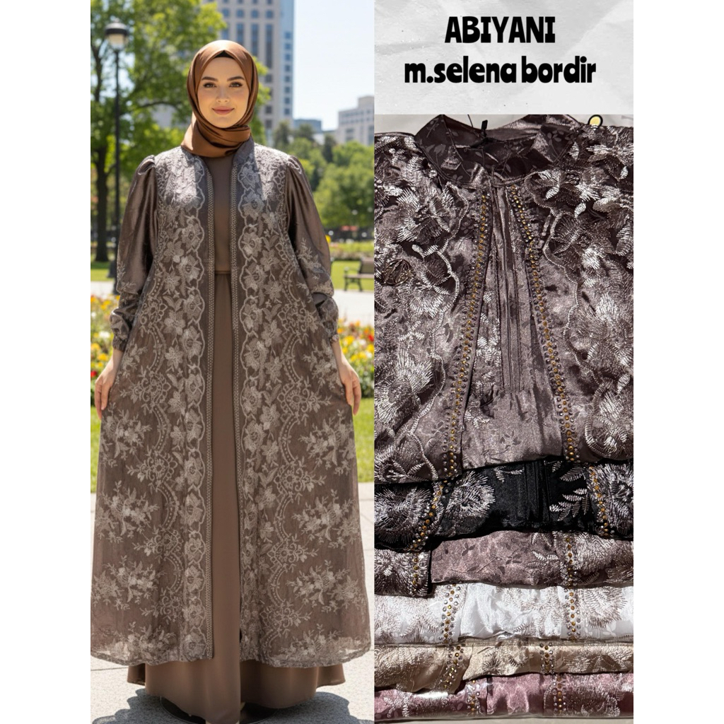GAMIS  TERABARU CECILIA BORDIR BY ABIYAN