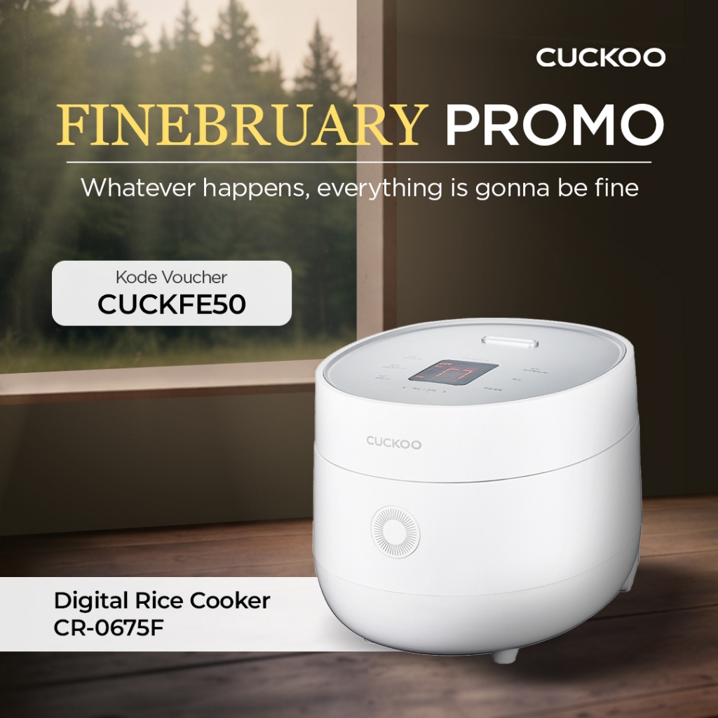 CUCKOO Digital Rice Cooker 1L CR-0675F Magic Com Penanak Nasi