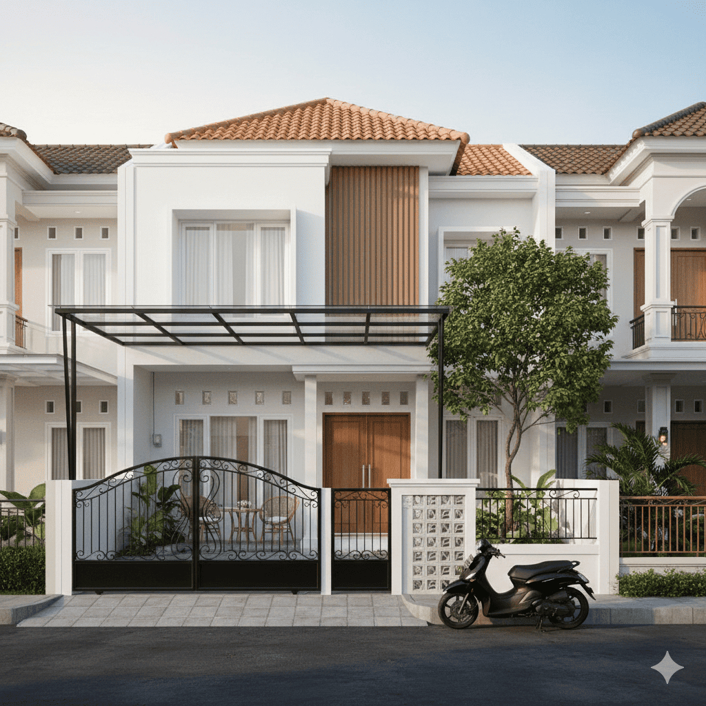 Bangun Rumah 2 Lantai Free Desain 3D Modern